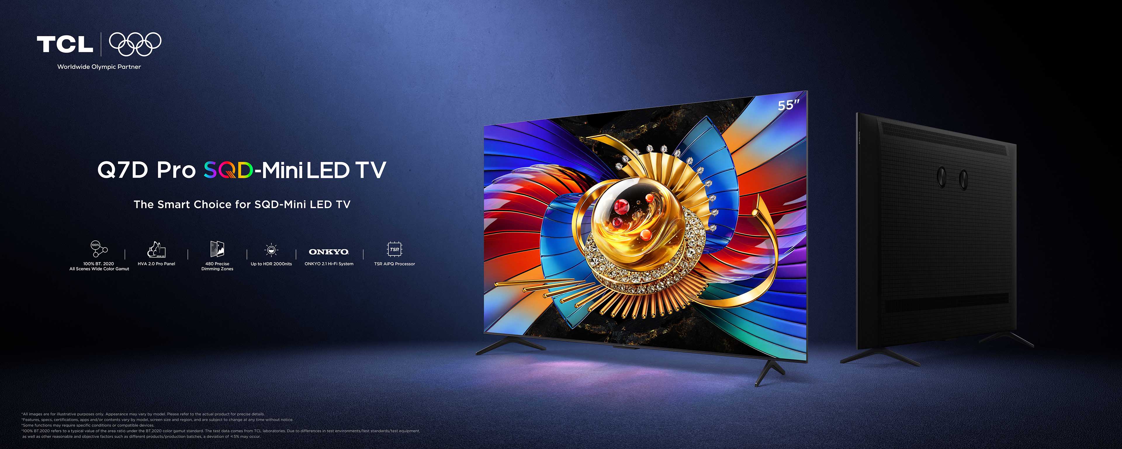 TCL 55Q7D Pro — SQD-Mini LED TV